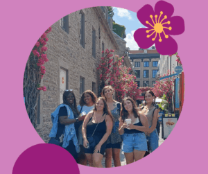 Participantes du programme L'Escale lors d'une activité de groupe à l'extérieur.