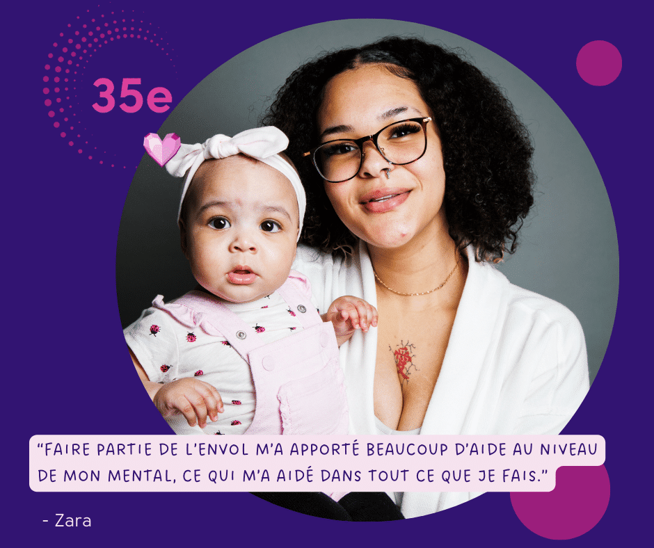 Une mère partage son témoignage sur l'accompagnement reçu dans le cadre du programme Chanterelles de L'Envol.