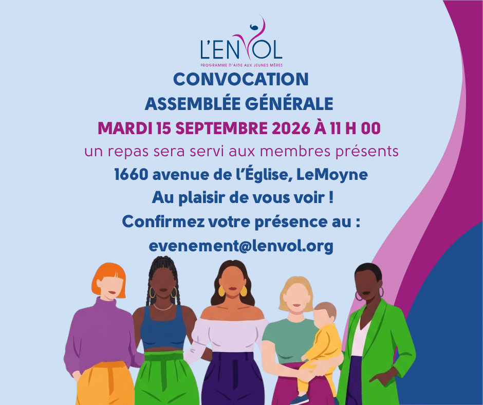 Assemblée générale annuelle de L’Envol – Invitation 2026